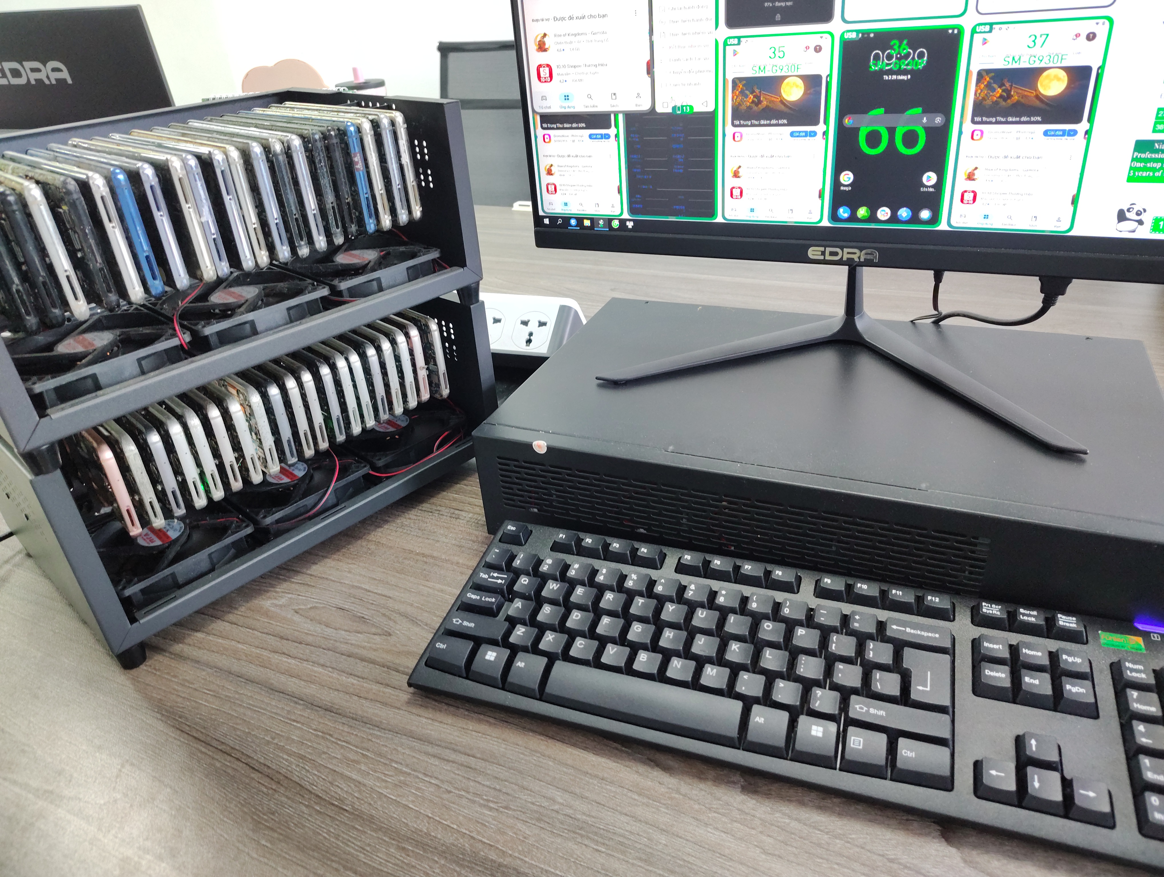 Lắp Đặt Box Phone Farm Tại Đường Dương Đình Nghệ – Cầu Giấy